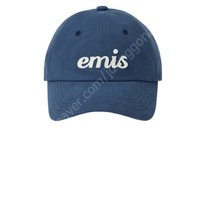 emis 아플리케 볼캡 블루그린 새상품