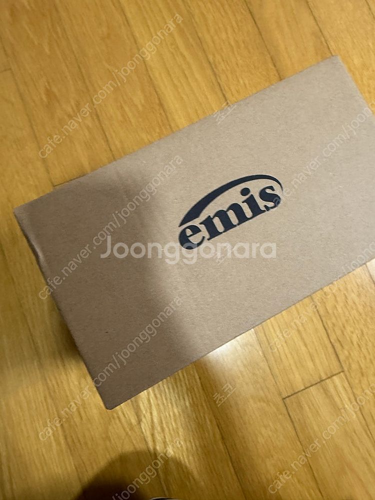 emis 아플리케 볼캡 블랙 새상품--2