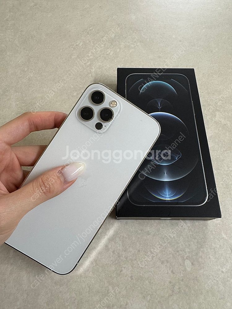 아이폰 12pro 512GB 실버화이트 (박스 o)--1