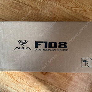 AULA F108 독거미 키보드 KTT 저소음바다축 미개봉