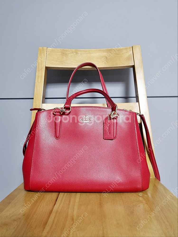 (가격인하) 코치 Coach 캐리올 레더크로스백 레드 ...--0