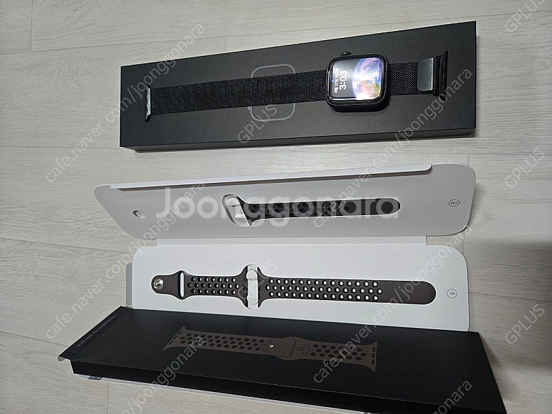 GPS 애플워치se 나이키 44mm 나이키줄 + 밀레니...--0