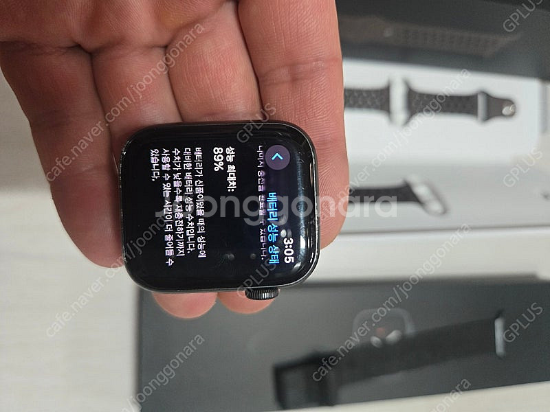 GPS 애플워치se 나이키 44mm 나이키줄 + 밀레니...--1