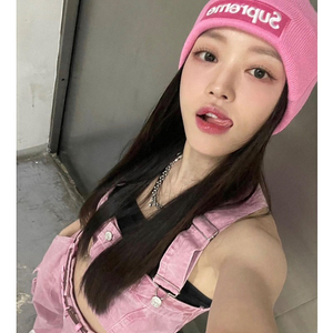 S) 모스키노 데님 탑 뉴트로 y2k 오마이걸 유아 착