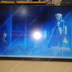 크로스오버 27인치 200hz 게이밍 모니터+모니터암 처분!
