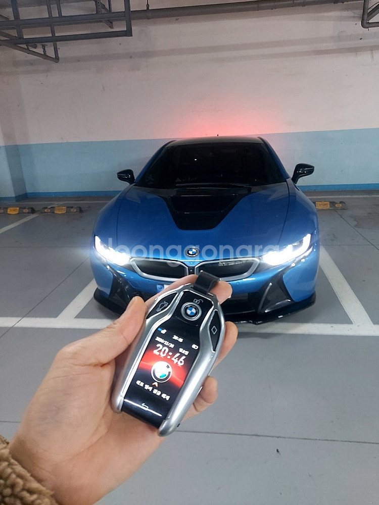 BMW i8 2016년식 디스플레이 LCD 키 개조 리...--4