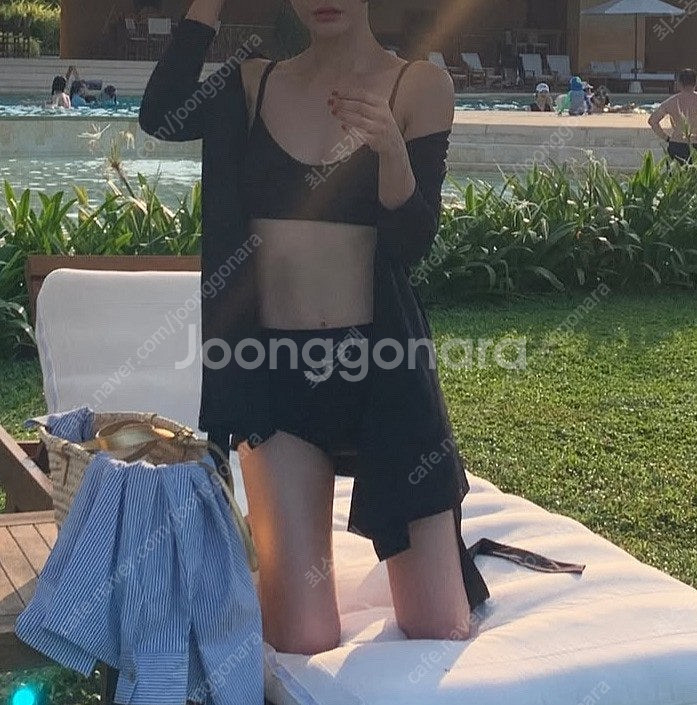 그레이룸 3pc dvf 랩원피스 수영복 S 새상품--4