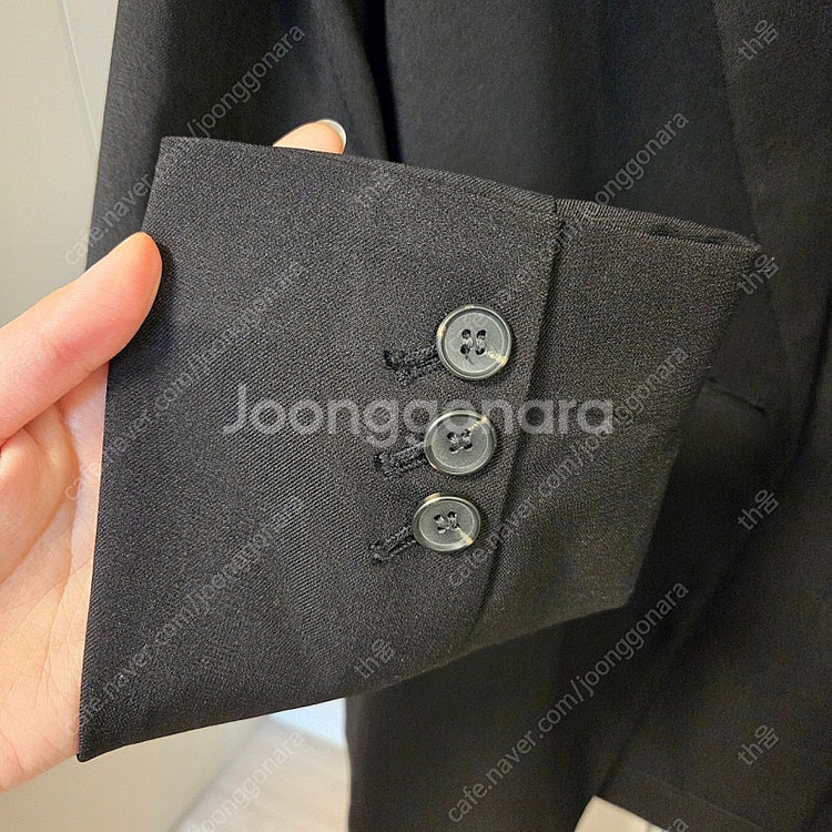 스파오 쿨 레귤러핏 자켓 블랙 M--4