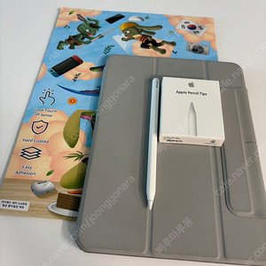아이패드 에어 5세대 셀룰러 64기가 애플펜슬 팁 보호커버 필름