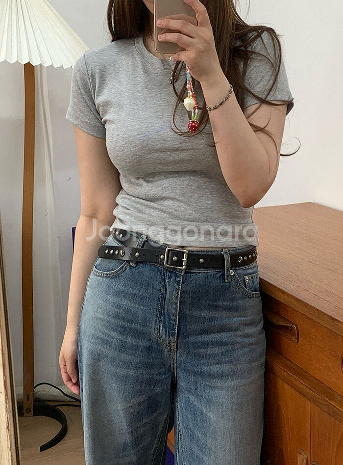 아이링마켓 제작 숏치즈티셔츠 그레이 화이트 블랙 일괄판...--1
