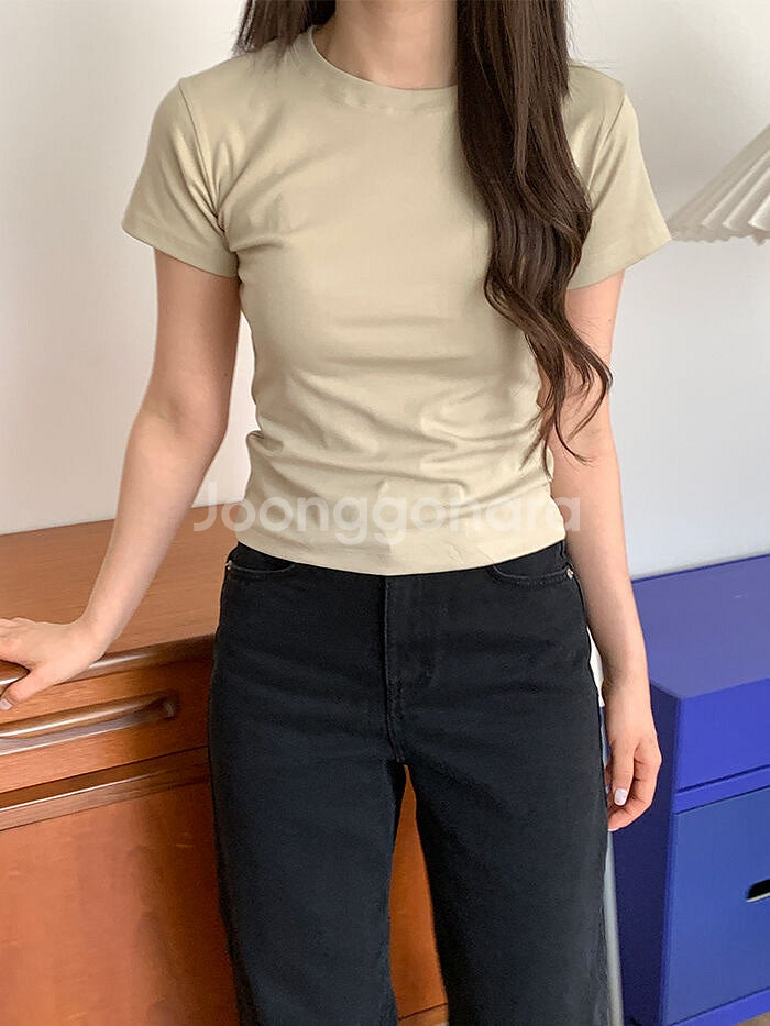 아이링마켓 제작 숏치즈티셔츠 그레이 화이트 블랙 일괄판...--3