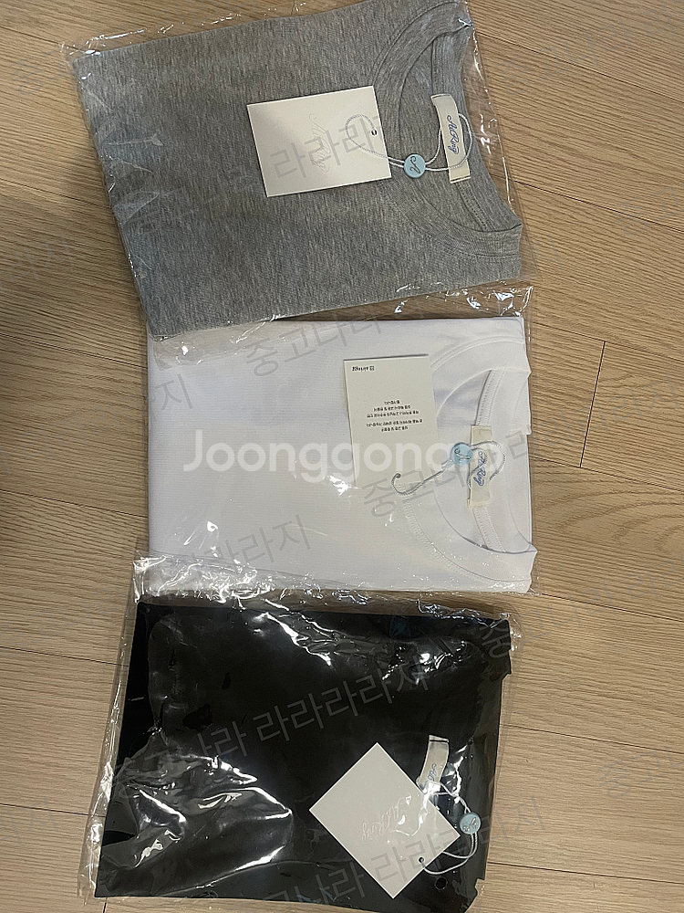아이링마켓 제작 숏치즈티셔츠 그레이 화이트 블랙 일괄판...--4