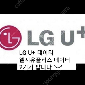 (빠른거래)lg u+엘지유플러스데이터 2기가 4000원기업은행