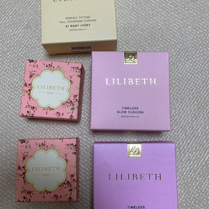 릴리베스 타임레스 글로우 쿠션 본품,릴리베스 퍼펙트 풀 커버리지 쿠션 21호 본품, 릴리베스 퍼펙트 피팅 풀 커버리지 미니 쿠션 21호 새상품