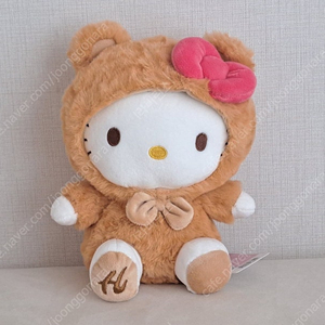 새상품)산리오 키티 호피 중형 봉제 인형