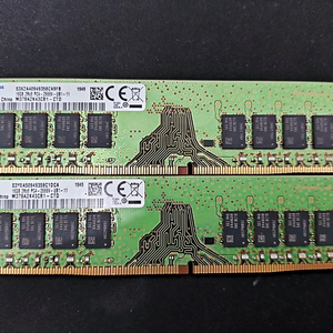 삼성 DDR4-2666 16기가 2개 동일주차 판매합니다
