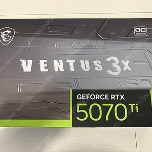MSI 지포스 RTX 5070 Ti 벤투스 판매합니다