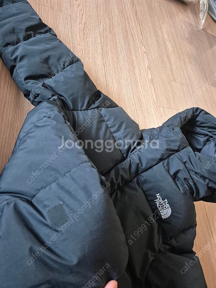 노스페이스키즈 패딩 140사이즈 완전빠방--1
