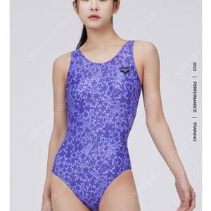 아레나 플라워 패턴 수영복 보라색