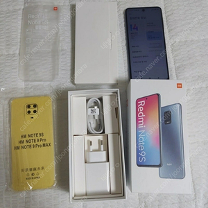 홍미노트 9s 6램128기가 정발 풀박스+노혼배터리