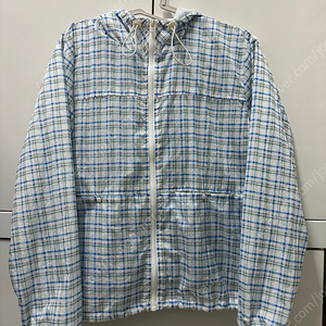 aeae check hood jumper 바람막이