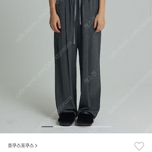 호쿠스포쿠스 스트라이프 밴딩 슬랙스