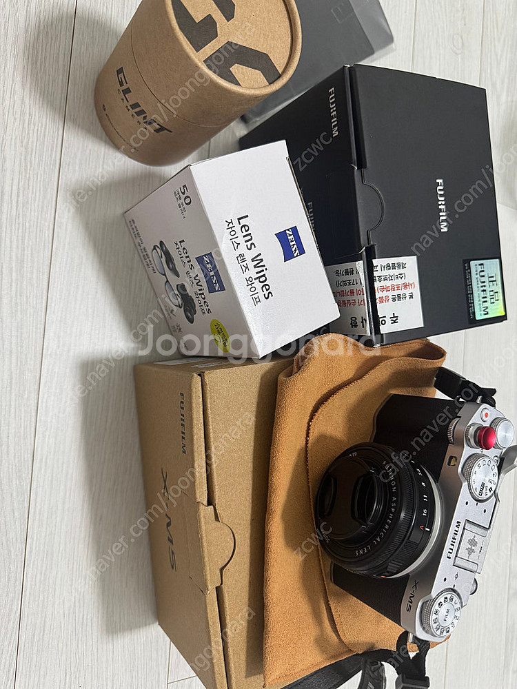 후지필름 X-M5 실버, XF27mm 렌즈 판매합니다--0