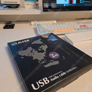 AIM 프리미엄 usb케이블 싸게팝니다