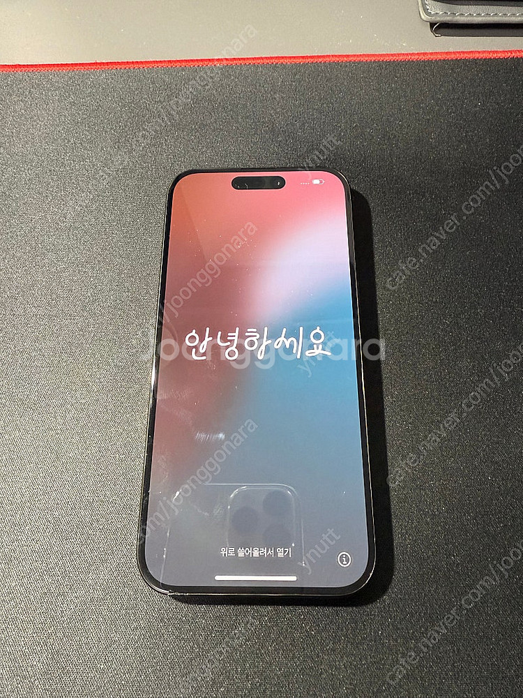 아이폰15프로 256기가 블랙티타늄 S급--3