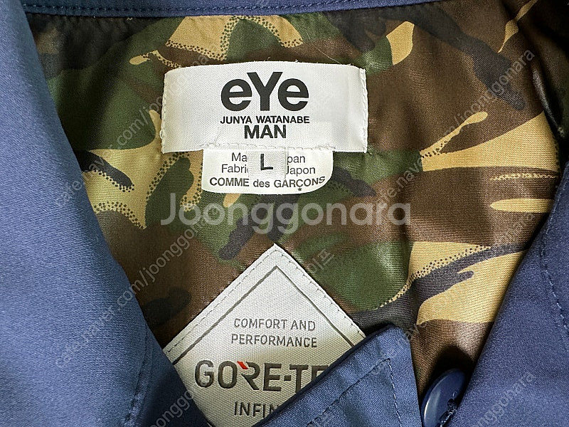 준야 와타나베 eye고어텍스 꼼데가르송 코트 자켓 네이...--5