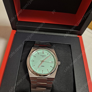 티쏘 prx 40mm 쿼츠 라이트그린 티파니