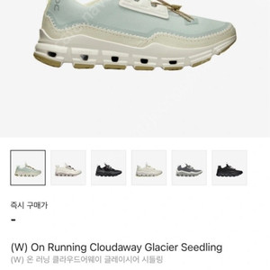 새상품_온 러닝_ ON RUNNING_CLOUDWARY GLACIER SEEDLING 8W 240-245사이즈 여성용 판매합니다.