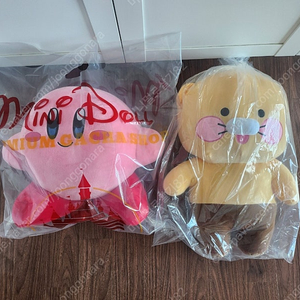 (새상품)춘식이 대형인형+커비 대형인형(택포1.9)