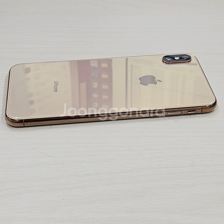 아이폰XS MAX 골드색상 256용량 무잔상 깨끗한단말기 35만 판매해요--7