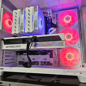 9800x3d, rtx4080 super, 2tb 화이트 본체