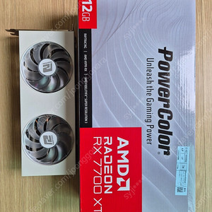 POWERCOLOR 라데온 RX 7700 XT D6 12GB White