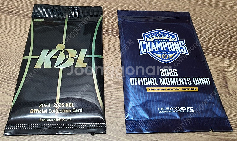 2025 울산 오피셜 모먼츠 카드 및 24-25 KBL...--0