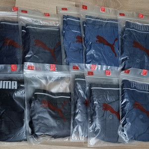 [정품 새제품] 푸마 드로즈 남성 팬티 10장 48,000원 / MLB 엠엘비 발목양말 5컬레 13,000원 판매.