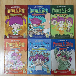 <영어원서>엽기 과학자 프레니 Franny K. Stein Mad Scientist 책 6권 / CD 6개