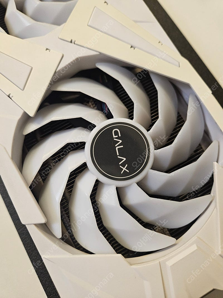 갤럭시 GALAX RTX 3060TI EX LHR 화이트 그래픽카드 글카--4