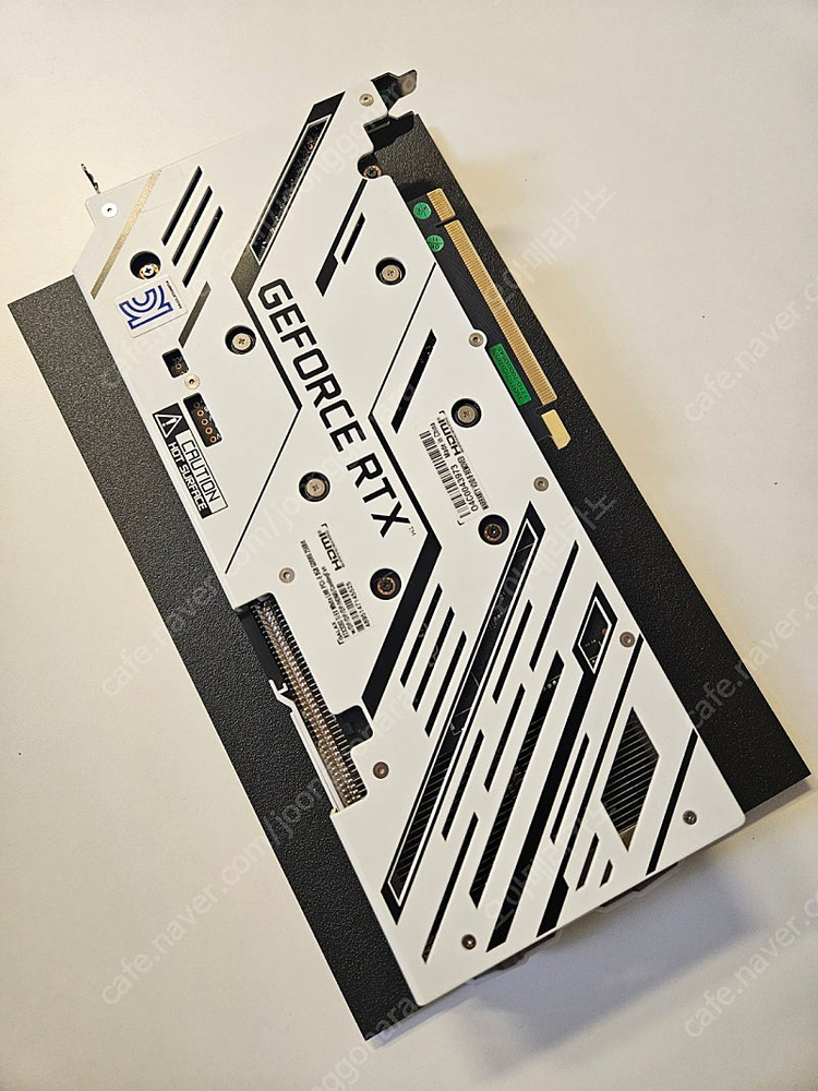 갤럭시 GALAX RTX 3060TI EX LHR 화이트 그래픽카드 글카--7