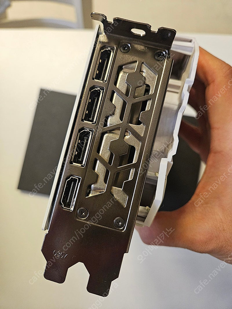 갤럭시 GALAX RTX 3060TI EX LHR 화이트 그래픽카드 글카--9