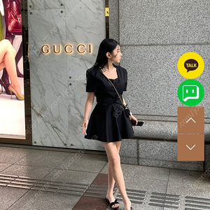 [새 제품]더핀 캔디 블라우스+ 캔디스커트 블랙 세트