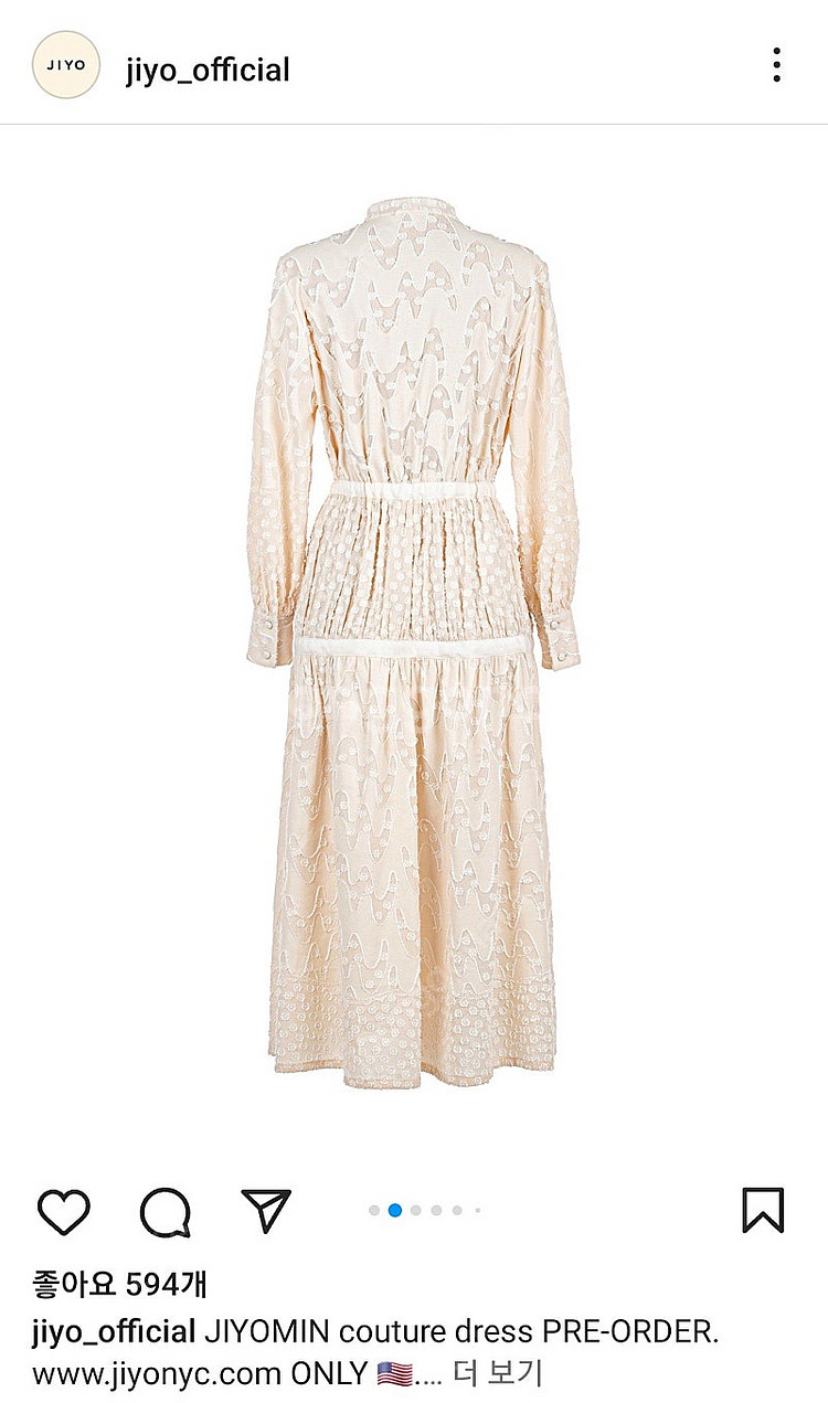 (새상품) JIYO Jiyomin dress 지요 지요...--1