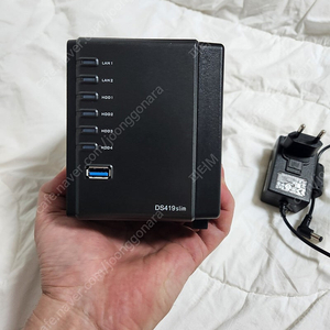 시놀로지 2.5인치 하드/SSD전용 저소음 DS419slim NAS