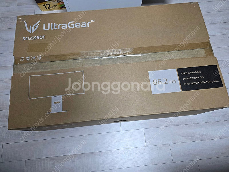 LG 34GS95QE OLED 모니터 팝니다--2