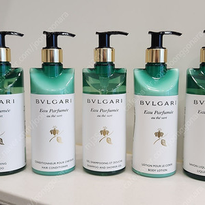 BVLGARI 불가리 그린티 : 샴푸, 컨디셔너, 샤워젤, 바디로션, 핸드솝