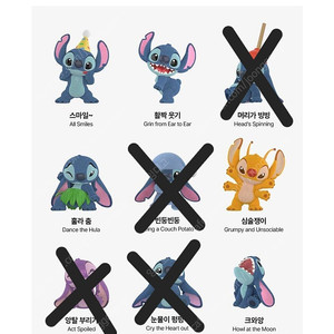 팝마트 디즈니 스티치의 감정 일기 시리즈