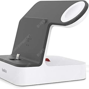 벨킨 2-In-1 파워하우스 BELKIN POWERHOUSE (아이폰 라이트닝, 애플워치 충전) F8J237V2 박스 박풀 뜯지 않은 새거 팝니다