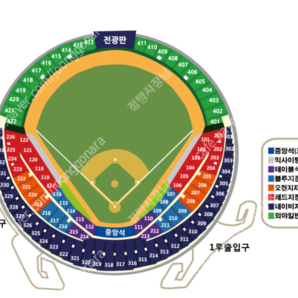 [잠실 엘지] 5,6일 두산:LG 3루 레드, 네이비석 통로 2,4연석 판매합니다.